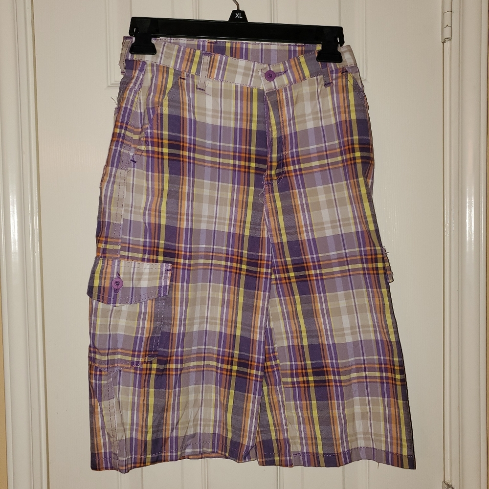 Chams Plaid Cargo Shorts
